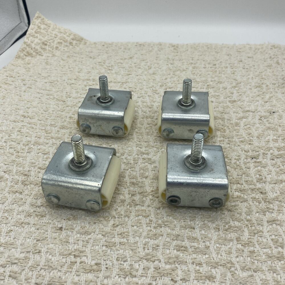 KF Hardware 1 Inch Threaded Stem Appliance Caster, Dual Wheels,